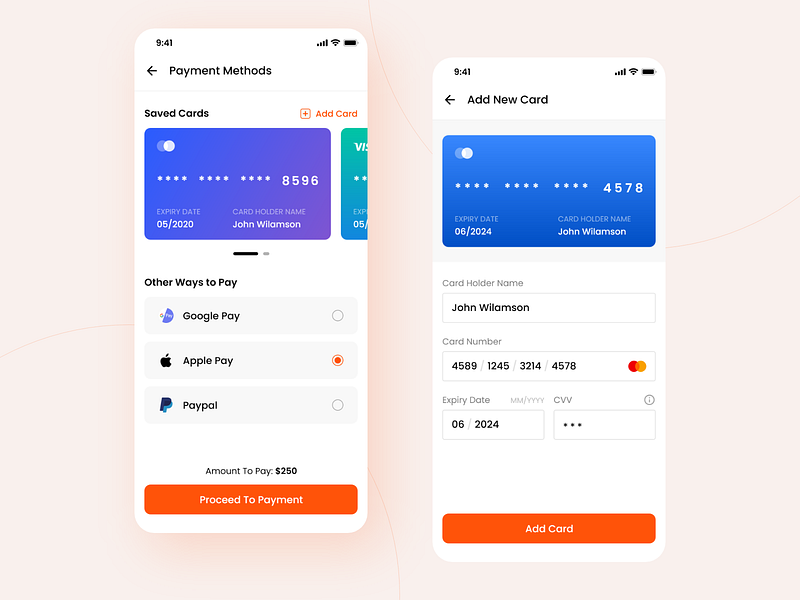 Card Payment by Anuj Agrawal on Dribbble