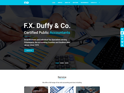 UI Project for Accounting, tax & filing services Company. accounting creative design design education graphic design kindergarten school tax template design ui uidesign user experience design user inteface ux-ui web website
