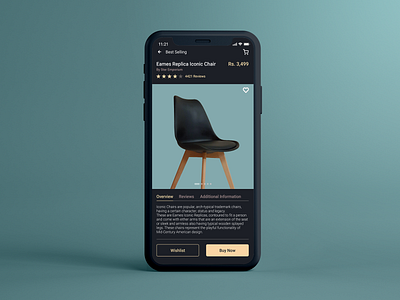 Furniture App Product Details Page