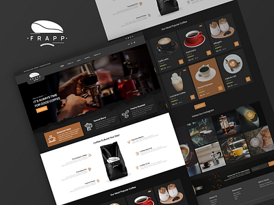 Coffee Products Website Design