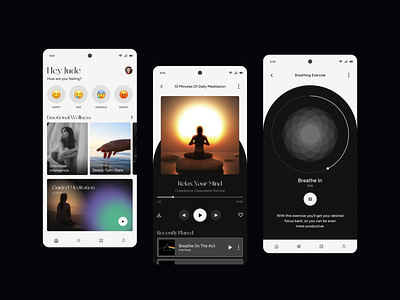 Stupa - Meditation Design App adobe android app design apple concept design creative design meditation mindfulness ui ux