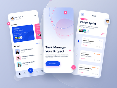 Project Task Management App by Fariz Al Faridli 👍 on Dribbble