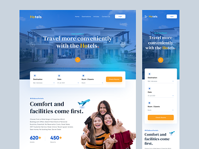 Hotels Landing Page