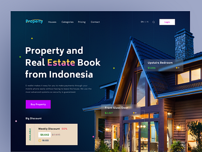 Property - Hero Landing Page booking booking room design house landing landing page landing page design landingpage property rooms web web design