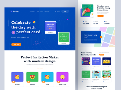 Ucapint Greeting Card - Landing Page