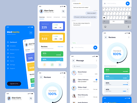 Medical Management System Apps - Dashboard by Fariz Al 👋 for 10am ...