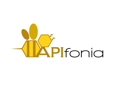 Apifonia logo logotype mark