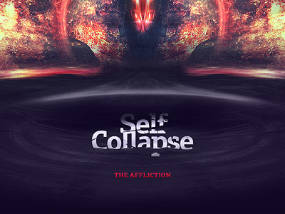 Album Cover for Self Collapse album art cover dark illustration music print