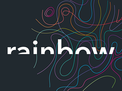 Rainbow animated logo