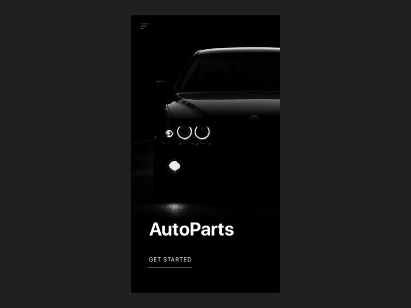 AutoParts animation app app animation commerce design mobile parts principle ui