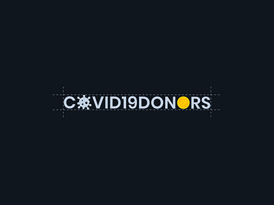 Covid19Donors Logo animation branding clean coin covid covid 19 design donating donations logo logodesign logos logotype minimal money vector