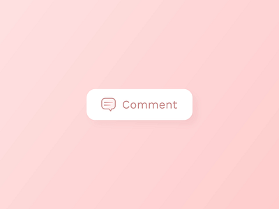 Comment Button - Hover Interaction after effects animation button design clean ui comment design hover animation hover effect hover state icon design lottie animation minimal smooth