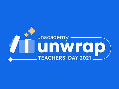 Unacademy Unwrap | Teachers' Day 2021 animation branding design gift box identity logo logo animation logo design motion graphics teachers day