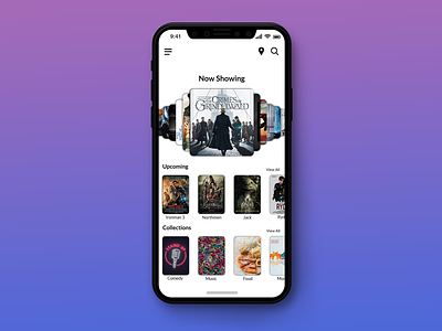 Movie App Homescreen