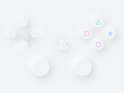 Joystick (neumorphism) art clean design concept concept design design flat design games gaming keys minimalism neumorphic neumorphism playing playstation skeuomorph skeuomorphic skeuomorphism