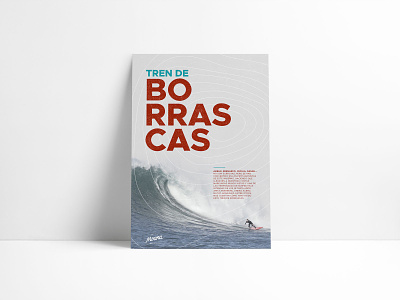 TREN DE BORRASCAS creative design digital art graphic design illustration logo publicity surf