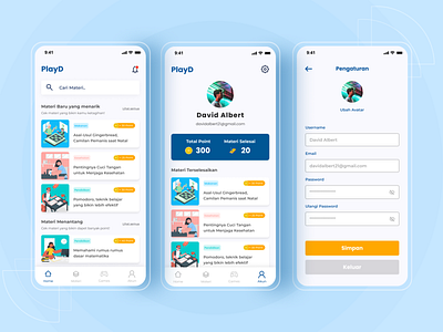 PlayD Education App Concept