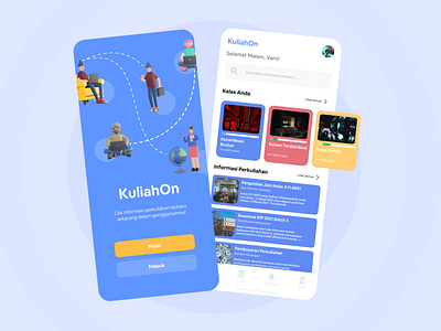 KuliahOn Mobile App Exploration 👨🏻‍💻