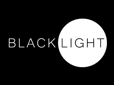 black light branding design icon illustration lettering logo type typography vector