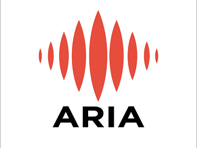 aria branding concept design graphic graphic design graphicdesign graphics icon illustrator logo logo design logo designer logo mark logodesign logos music professional red rgb vector