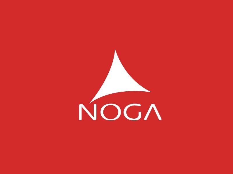 Noga white red professional logo mark logo designer logos logo design logodesign concept rgb graphics icon graphic design graphicdesign graphic illustrator vector branding logo design