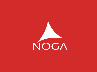 Noga branding concept design graphic graphic design graphicdesign graphics icon illustrator logo logo design logo designer logo mark logodesign logos professional red rgb vector white