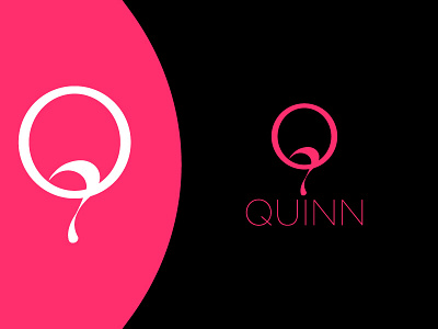 Quinn branding concept design graphic graphic design graphicdesign graphics icon illustrator logo logo design logo designer logo mark logodesign logos logotype pink logo professional rgb vector