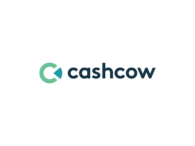Cashcow (Robo-advisory app) Logo Design : Letter C + Pie Chart brand design brand identity icon logo logodesign logotype vector wroclaw