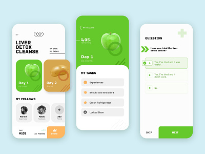 Vitachain Application Redesign Concept app challenge lifestyle sketchapp ui