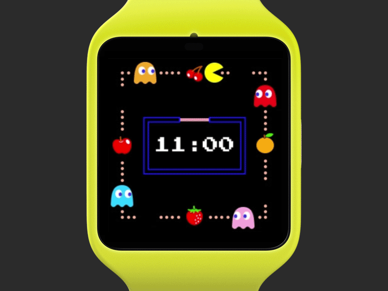 Android Wear – PAC-MAN™ android classic clock game google moto360 pacman time ui ustwo watch wear