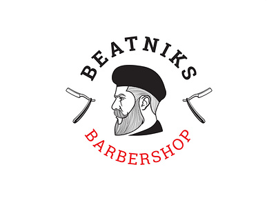 Logo design for the barbershop "Beatniks"