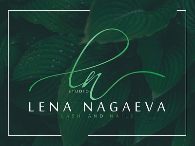 Logo design for the beauty studio "LN studio"