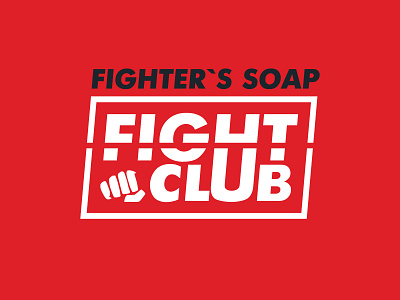 Logo and paking design for soap for fighter black black and red design fight fight club fightclub fighter logo red soap soapbox