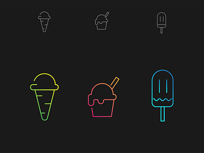 Ice-cream icons