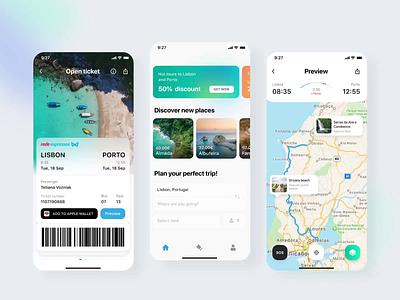 Rede-expressos: Tickets app bus app clean design flat illustration interaction interface mobile app motion tickets travel trip ui ux