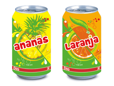 Ananas laranja packaging