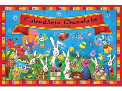 Calendario illustration packaging