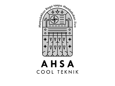 Ahsa Cool Teknik branding business design geometric illustration illustrator line art logo minimal simple vector