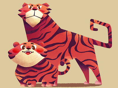 tiger character design