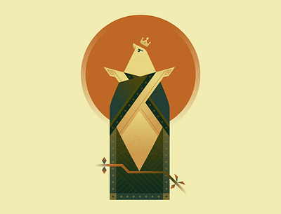 Bird bird character illustration illustrator texture vector art