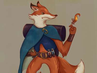 Aventure Fox aventure character fox illustration photoshop