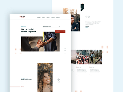 HDAA for the better branding clean design graphic design minimal typography ui ux web website