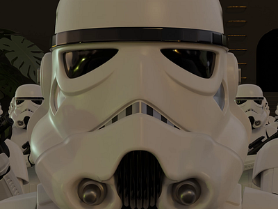 Stormtroopers 3d 3d animation 3d art 3d character 3d illustration animation blender character clean design illustration lighting materials render