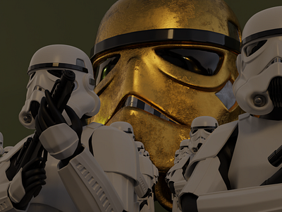 Stormtrooper vol. 2 3d 3d art 3d character 3d illustration 3d modeling blender character design illustration render