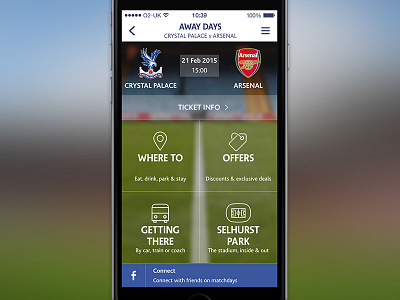 Dashboard app football iphone mobile sport ui