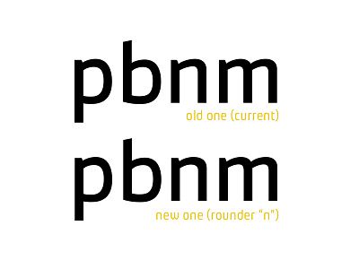 Comparing n's round sans serif square typeface typeface design typography