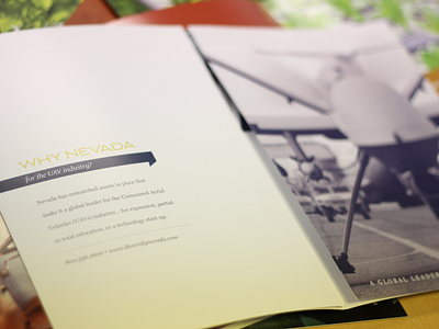 UAV Gatefold brochure