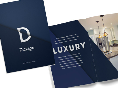 Dickson Realty Editorial editorial elegant layout lux simple