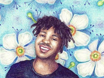 Album Artwork for Father of Awful Records awful botanical hiphop illustration painting rap records