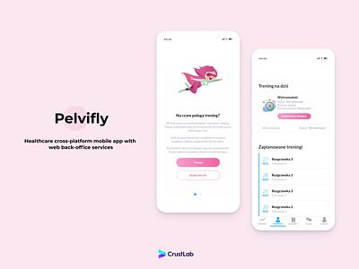 PelviFly - Healthcare cross-platform mobile app